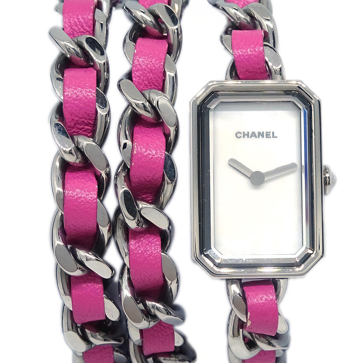 Chanel H4557 Premiere Rock Pop Quartz Watch Silver SS