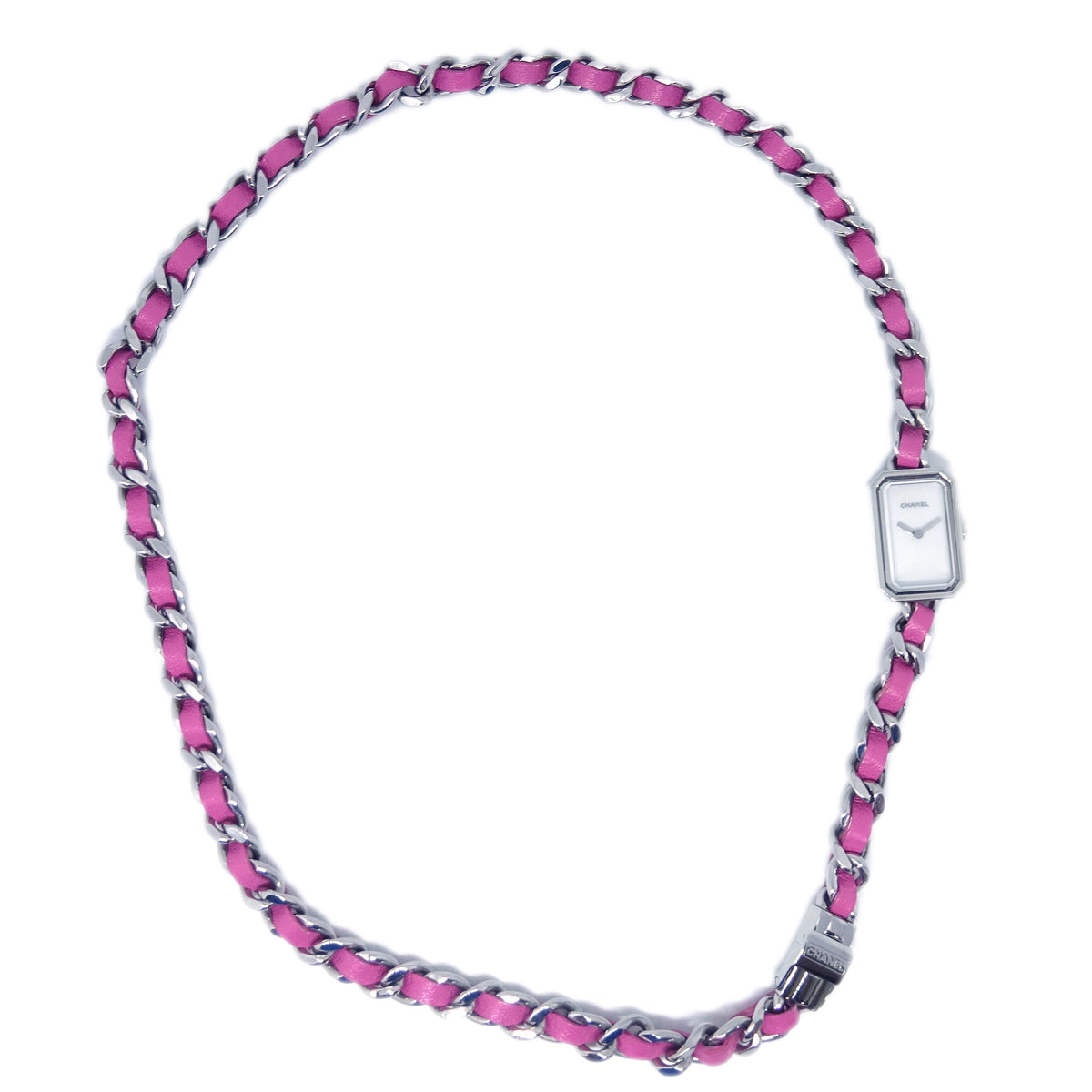 Chanel H4557 Premiere Rock Pop Quartz Watch Silver SS