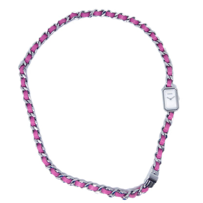 Chanel H4557 Premiere Rock Pop Quartz Watch Silver SS