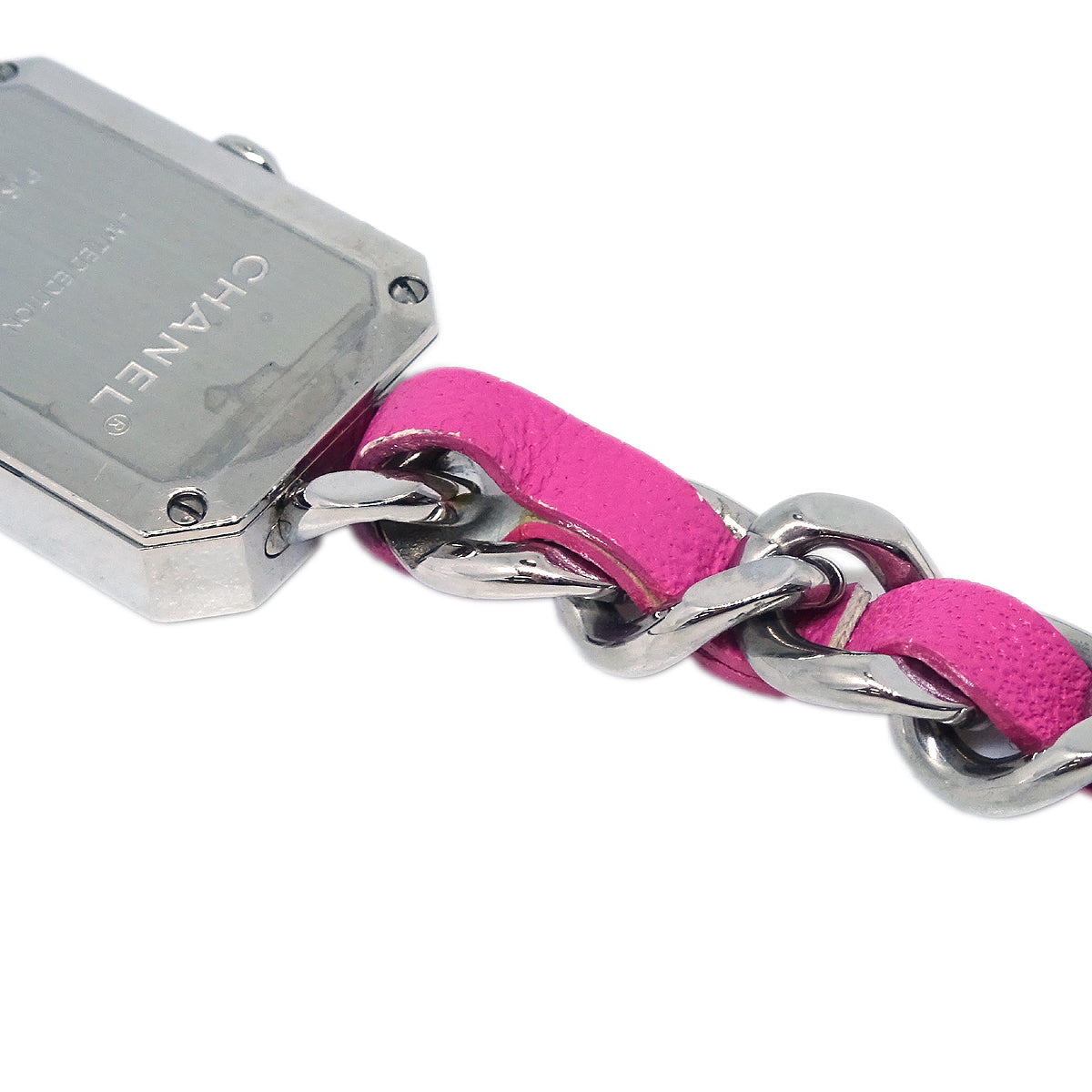 Chanel H4557 Premiere Rock Pop Quartz Watch Silver SS