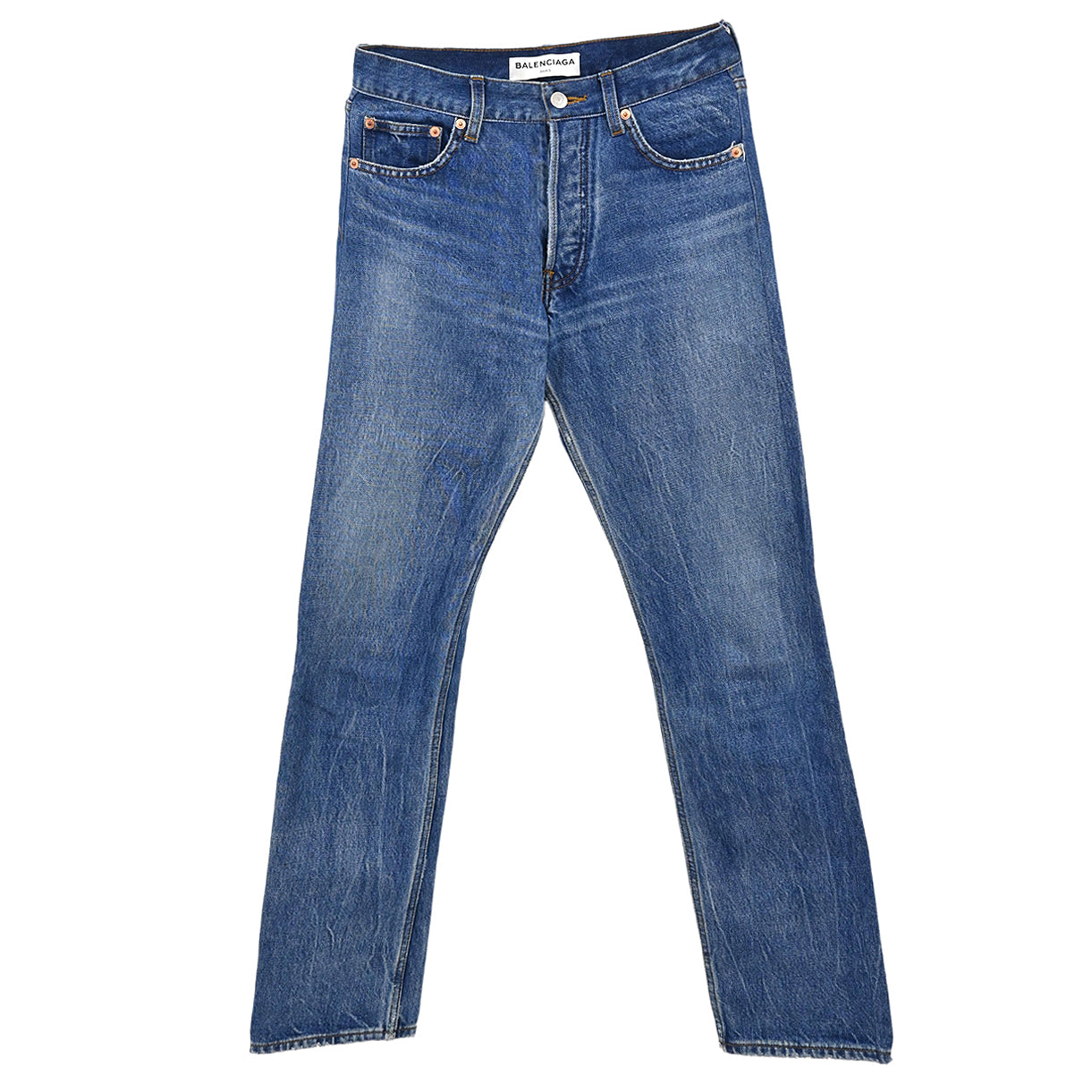 Balenciaga 2017 Denim Long Pants Indigo #26