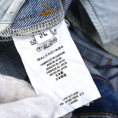 Balenciaga 2017 Denim Long Pants Indigo #26