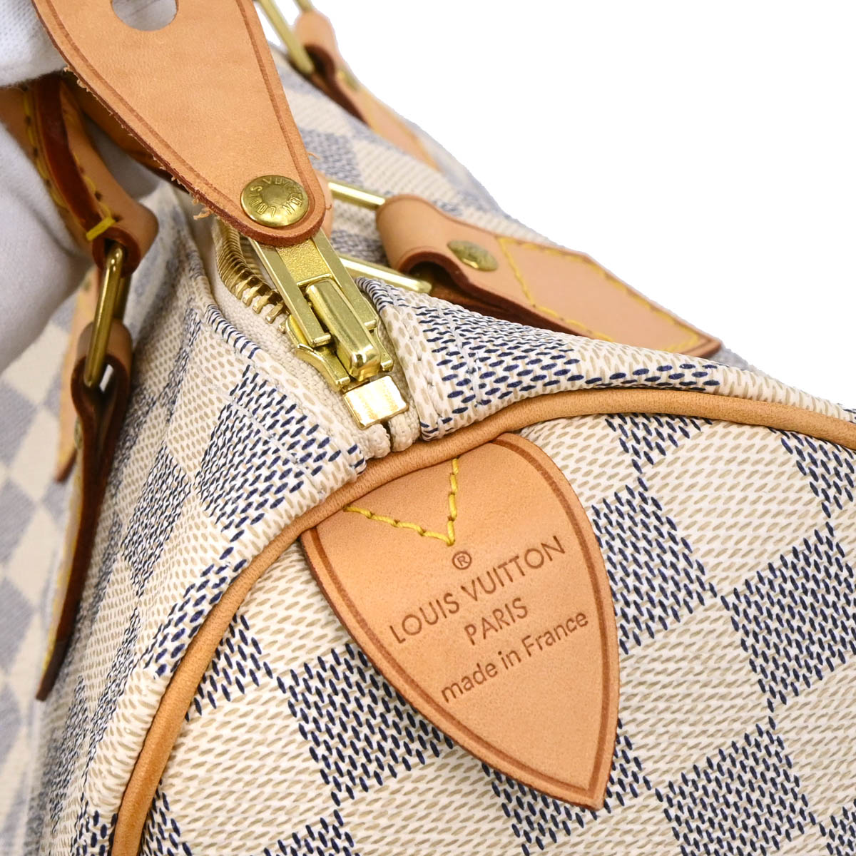 Louis Vuitton 2010 Damier Azur Speedy 25 Handbag N41534