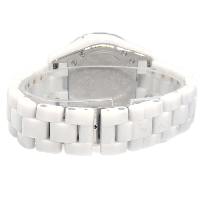 Chanel Ref.H2010 J12 33mm Quartz Watch Ceramic SS Diamond Pink Sapphire