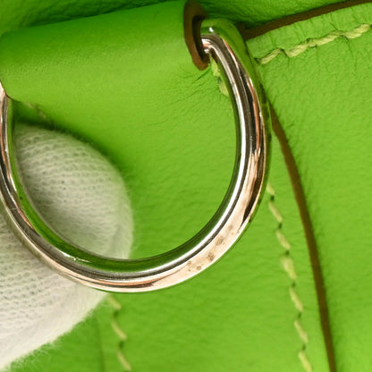 Hermes 2013 Apple Green Veau Swift Toolbox 20 2way Shoulder Handbag