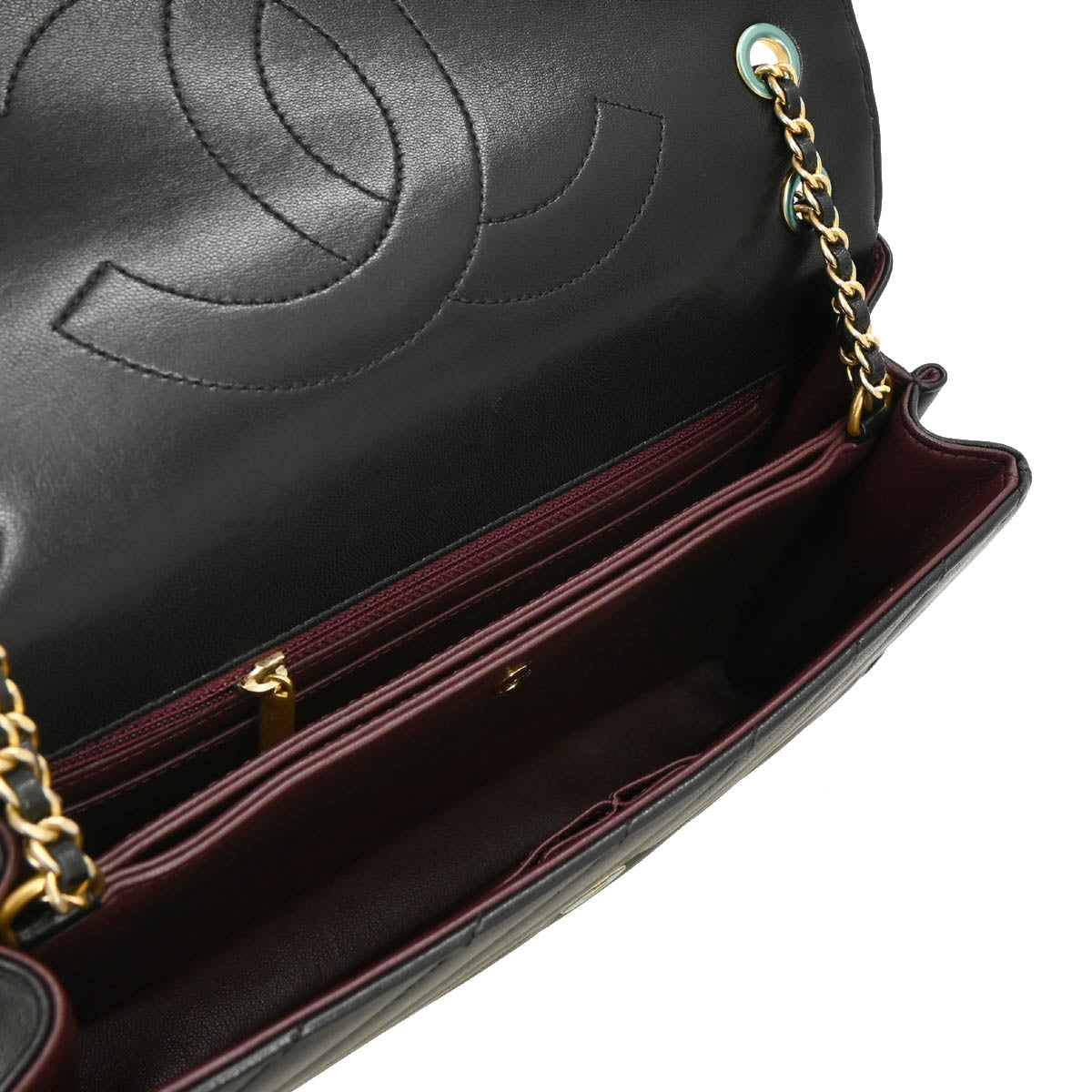 Chanel 2015-2016 Black Lambskin Shoulder Bag
