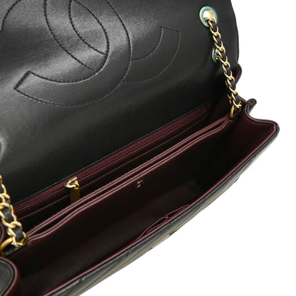 Chanel 2015-2016 Black Lambskin Shoulder Bag