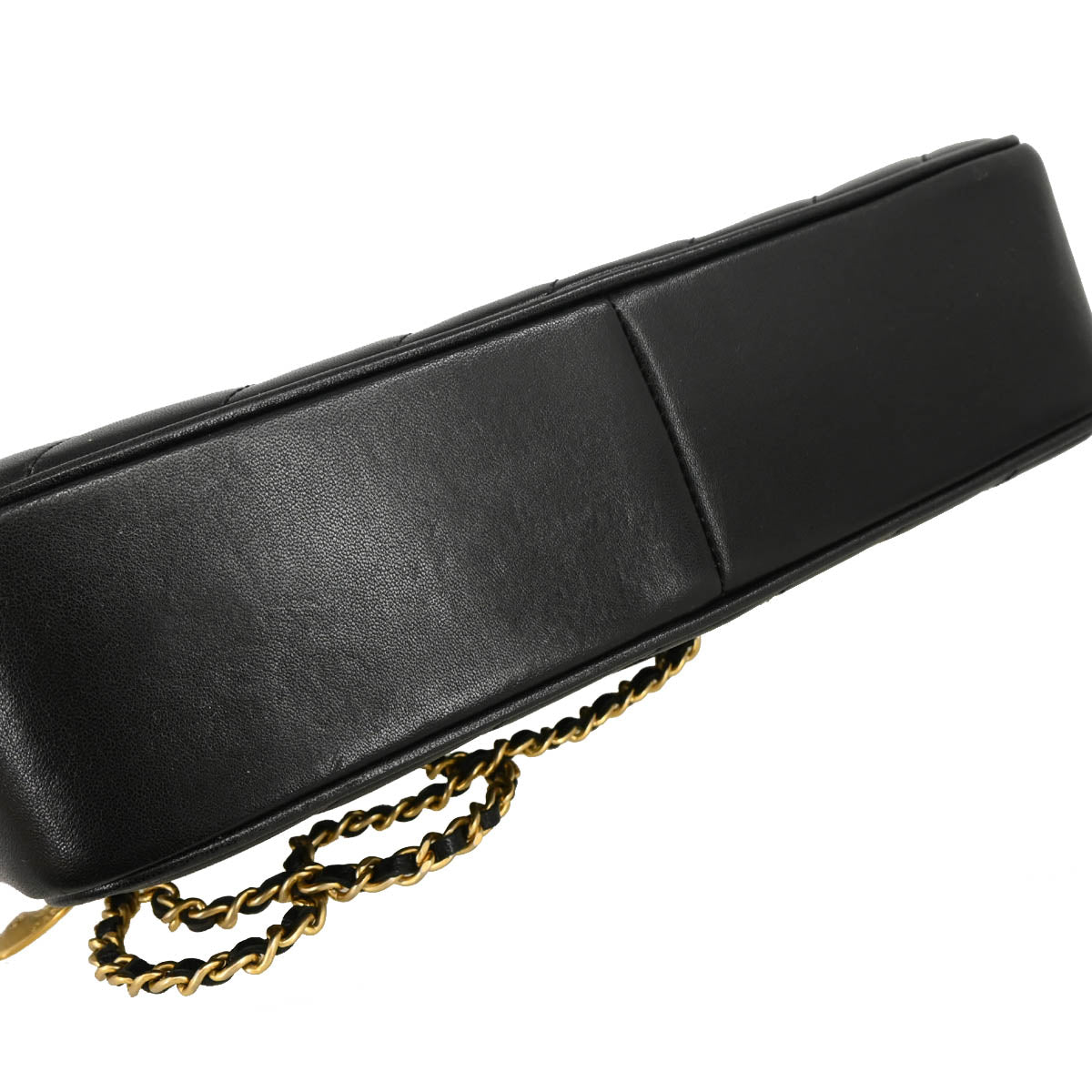 Chanel 2015-2016 Black Lambskin Shoulder Bag