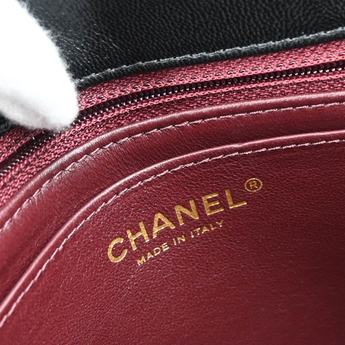 Chanel 2015-2016 Black Lambskin Shoulder Bag