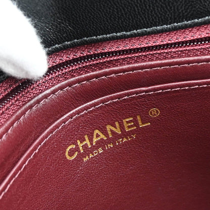 Chanel 2015-2016 Black Lambskin Shoulder Bag