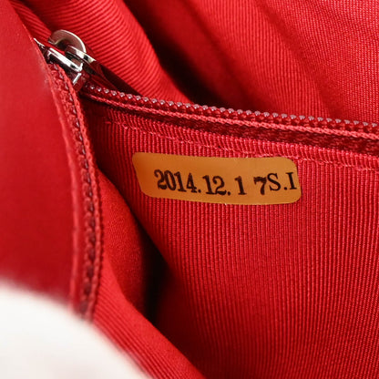 Chanel 2013-2014 Red Lambskin Small Hula Hoop Handbag