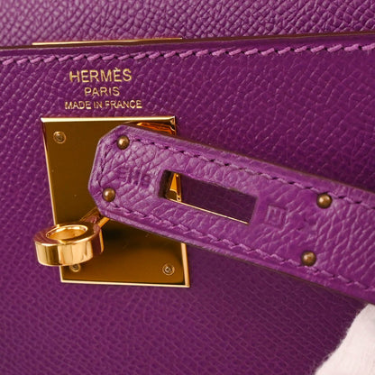 Hermes 2014 Anemone Epsom Kelly 28 Sellier 2way Shoulder Handbag