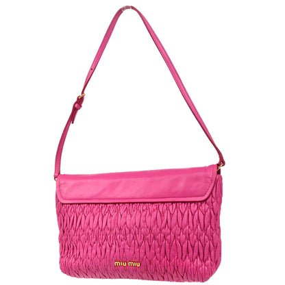 Miu Miu Pink Lambskin Nappa Handbag