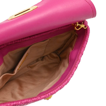 Miu Miu Pink Lambskin Nappa Handbag