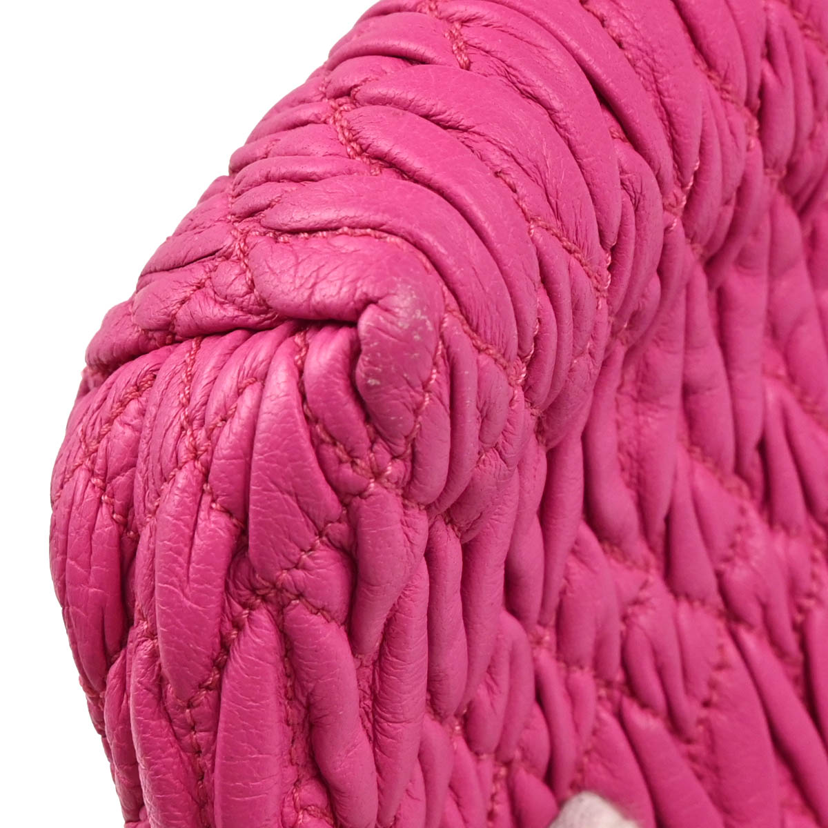 Miu Miu Pink Lambskin Nappa Handbag