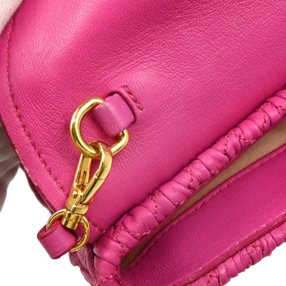 Miu Miu Pink Lambskin Nappa Handbag