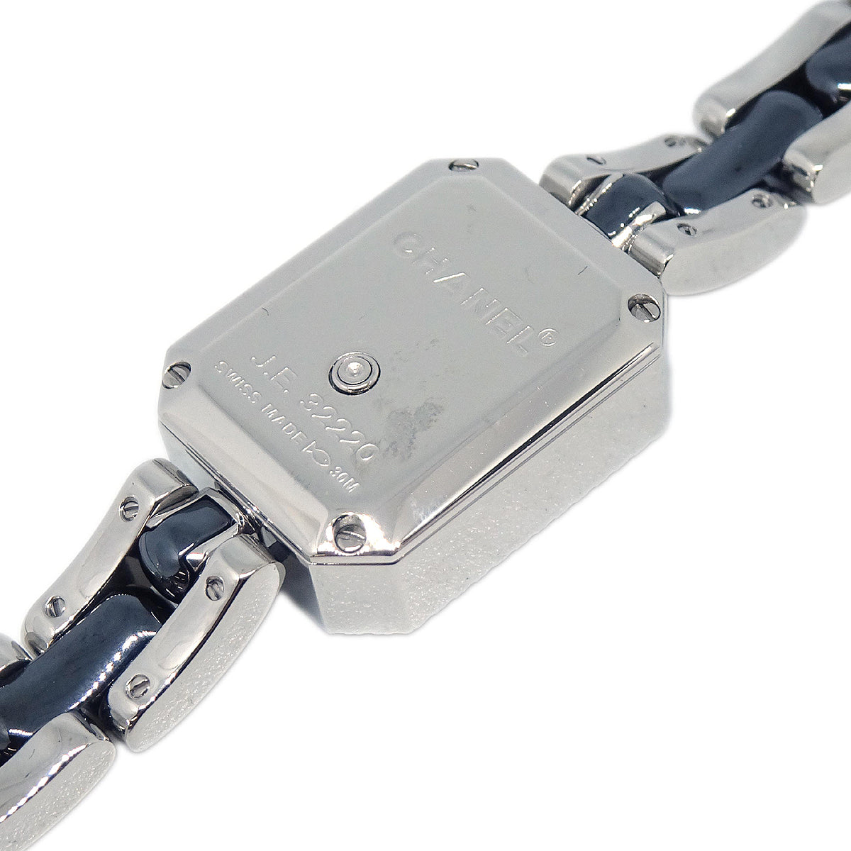 Chanel Premiere H2163 Quartz Watch Ceramic SS Diamond