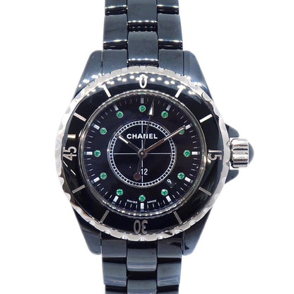 Chanel Ref.H2679 J12 Quartz 33mm Watch Ceramic Emerald