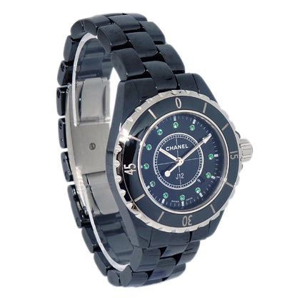 Chanel Ref.H2679 J12 Quartz 33mm Watch Ceramic Emerald