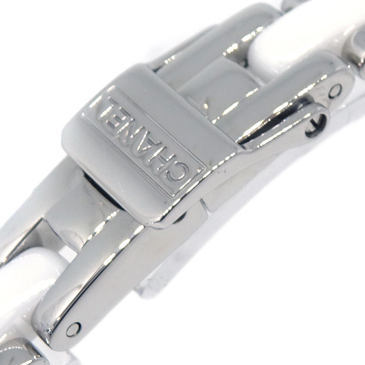 Chanel Premiere H2132 Quartz Watch Ceramic SS Diamond