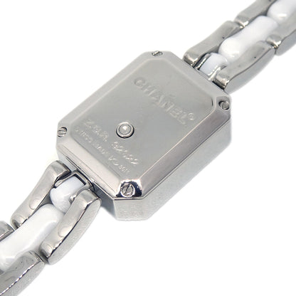 Chanel Premiere H2132 Quartz Watch Ceramic SS Diamond
