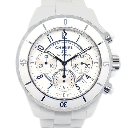 Chanel Ref.H1007 J12 Chronograph 41mm Self-winding Watch Ceramic SS