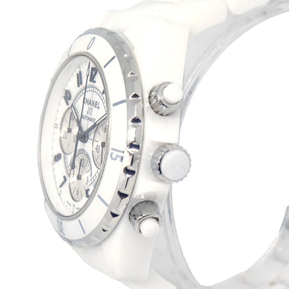 Chanel Ref.H1007 J12 Chronograph 41mm Self-winding Watch Ceramic SS
