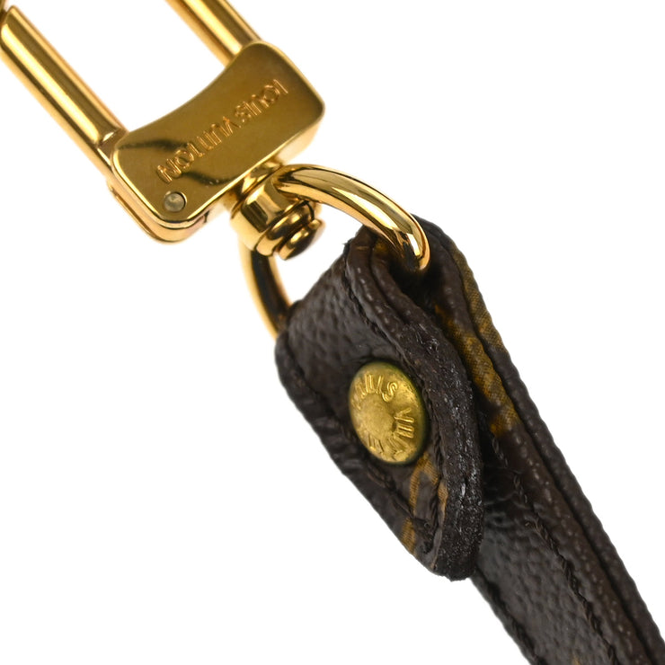Louis Vuitton Brown Monogram Shoulder Strap Accessories Small Good