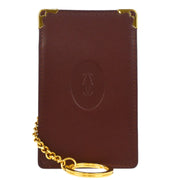 Cartier Bordeaux Leather Must de Cartier Cigarette Case Small Good