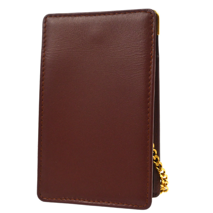 Cartier Bordeaux Leather Must de Cartier Cigarette Case Small Good