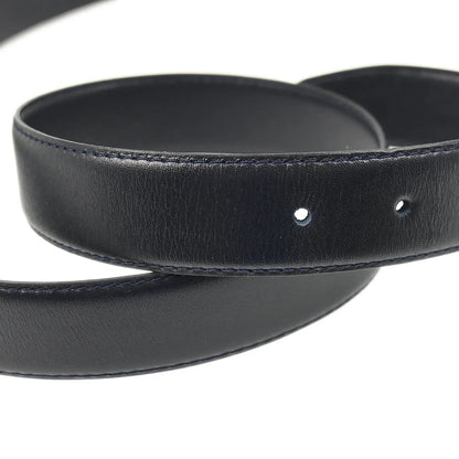 Chanel Navy Calfskin Belt #95/38 Small Good