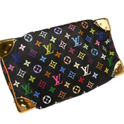 Louis Vuitton 2004 Black Monogram Multicolor Speedy 30 Handbag M92642