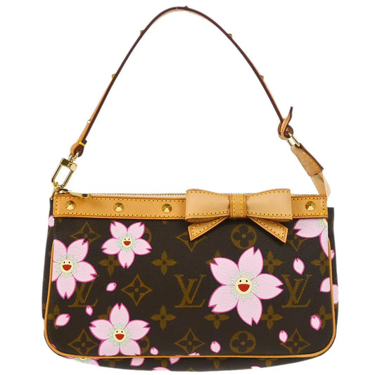 Louis Vuitton 2003 Cherry Blossom Pochette Accessoires Handbag M92006