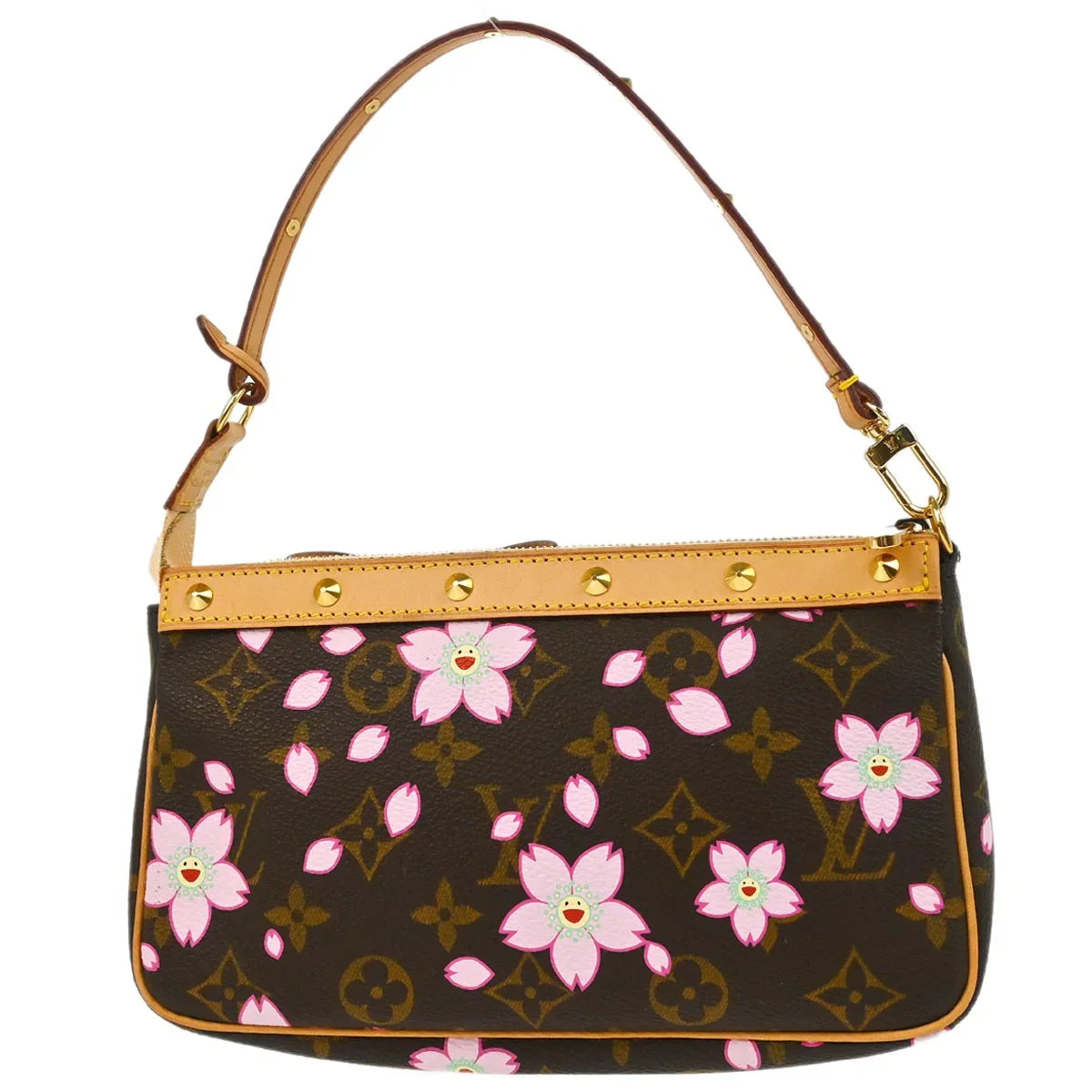 Louis Vuitton 2003 Cherry Blossom Pochette Accessoires Handbag M92006