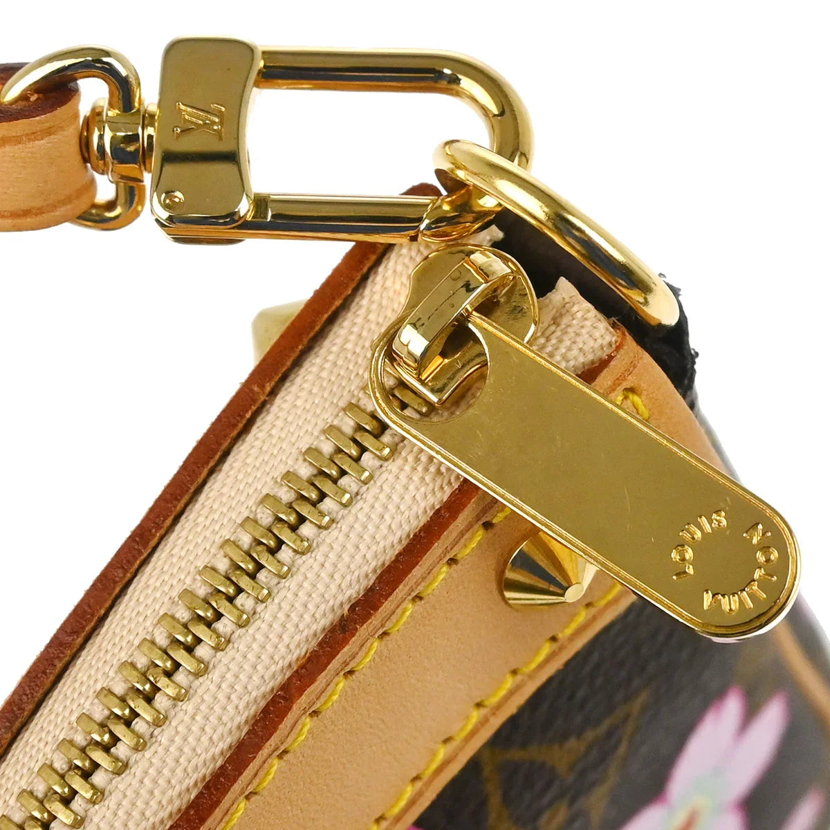 Louis Vuitton 2003 Cherry Blossom Pochette Accessoires Handbag M92006