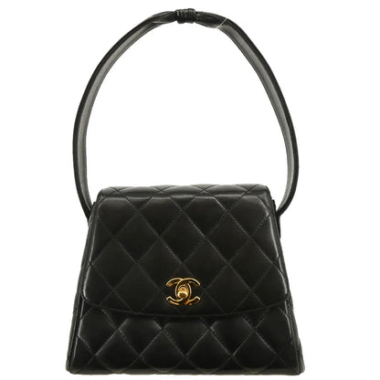 Chanel 1996-1997 Black Lambskin Handbag
