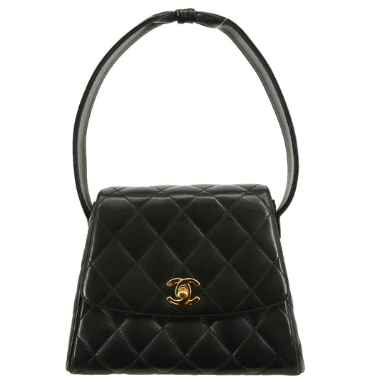 Chanel 1996-1997 Black Lambskin Handbag