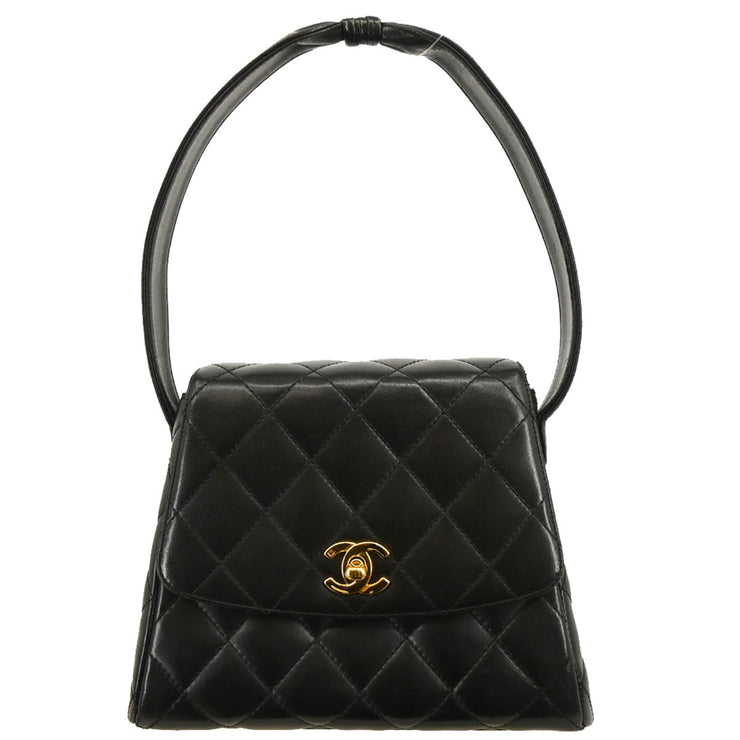 Chanel 1996-1997 Black Lambskin Handbag
