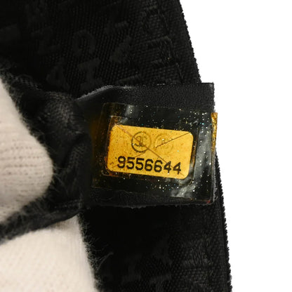 Chanel Black Velvet East West Handbag