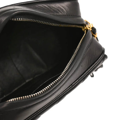 Chanel 1994-1996 Black Lambskin Camera Bag Mini