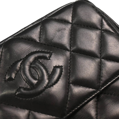 Chanel 1994-1996 Black Lambskin Camera Bag Mini