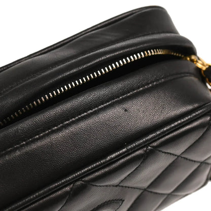 Chanel 1994-1996 Black Lambskin Camera Bag Mini