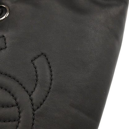 Chanel 2005-2006 Black Lambskin Luxury Line Bowling Bag