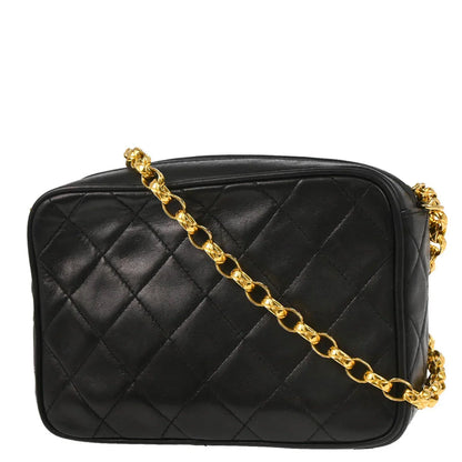 Chanel 1994-1996 Black Lambskin Camera Bag Mini