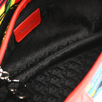 Christian Dior 2003 Red Dior Mania Saddle Handbag