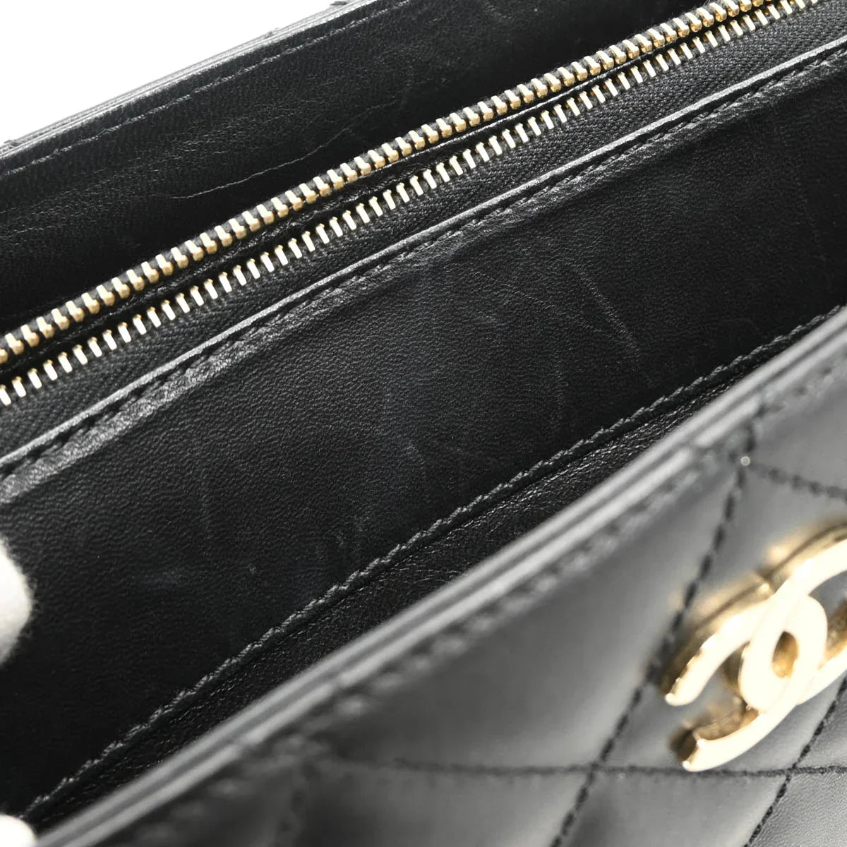 Chanel 2001-2003 Black Lambskin Handbag