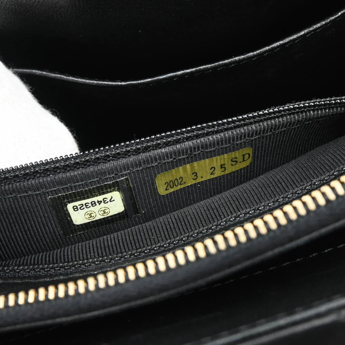 Chanel 2001-2003 Black Lambskin Handbag