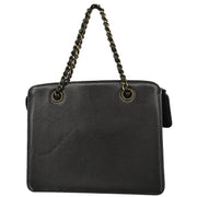 Chanel 1997-1999 Black Calfskin Handbag