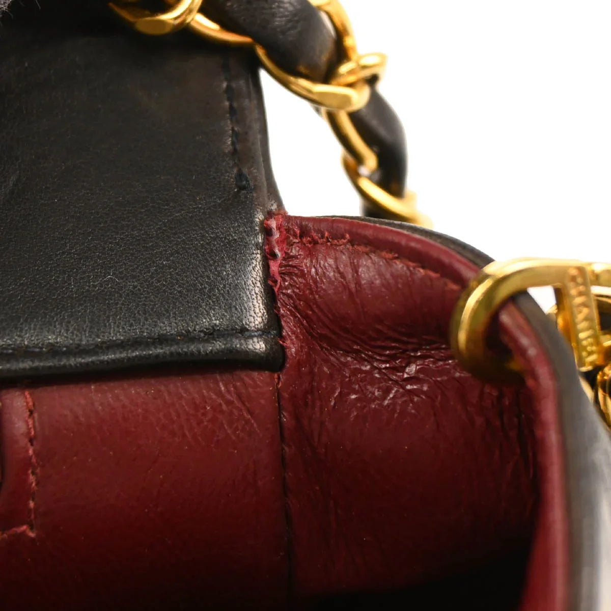 Chanel Black Lambskin Medium Diana Shoulder Bag