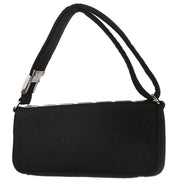 Chanel 2003-2004 Black Cotton Ice Cube Shoulder Bag